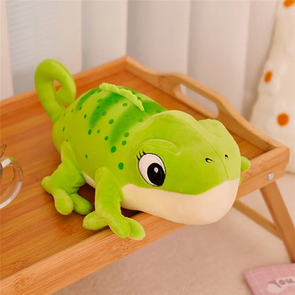 Chameleon Plush Pillow 30cm Cartoon Reptile Cozy Gift