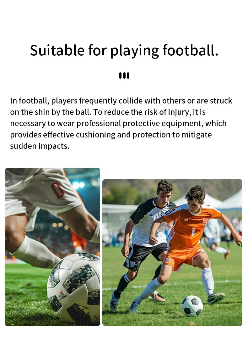 Football Shin Guard Sleeve Covers - Light Elastic Protective Leg Sleeves for Men Women and Teens