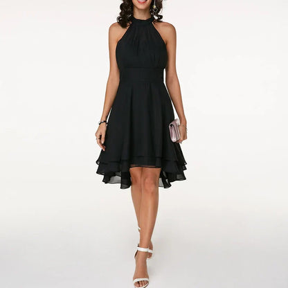Variant image for Elegant Women's Ruffled Dress for Summer and Formal Occasions - Lightweight and Comfortable-1