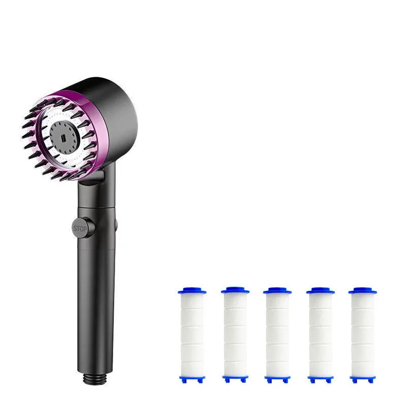 Handheld2026 Edition Shower Head With Three Speed Settings Water-Saving, Simple Install Spring Refresh