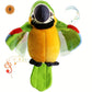Macaw Talking Parrot Plush Toy - Animated Record & Speak Bird for Kids