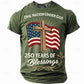Plush unisex graphic tee - distressed flag print, 250-year design, durable cotton, casual everyday wear