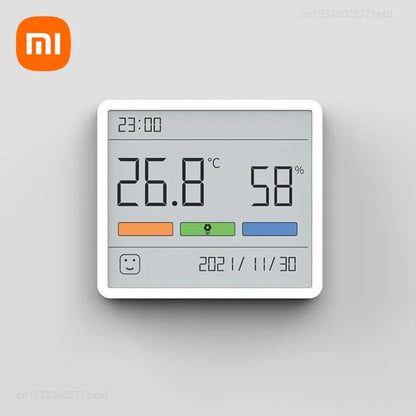 Indoor Thermometer Digital LCD Temperature Humidity Meter Hygrometer Clock Household Climate Monitor Fall 2025 Accurate