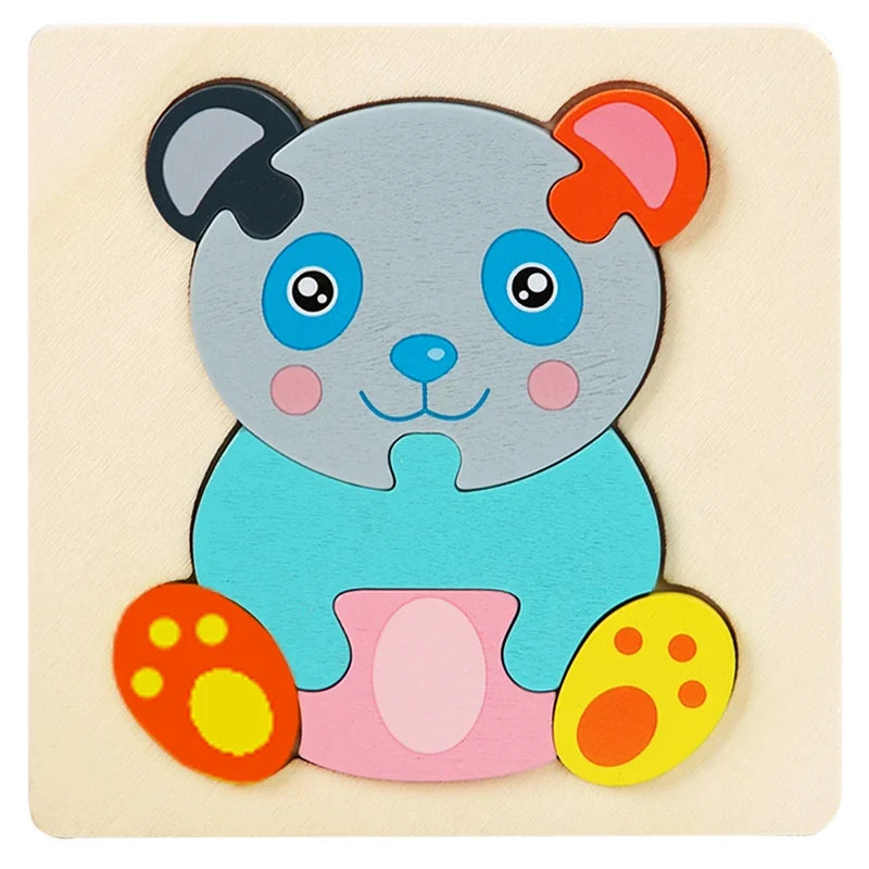 Puzzle Wooden Montessori Animals Educational Toy for Kids