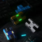 Push Luminous Slider Metal Fidget Toy EDC Stress Relief