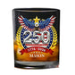 Whiskey Patriotic Glass Hand Blown Eagle Glassware USA 250th Anniversary Rotating Cup Gift Idea