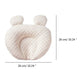 Organic Latex Baby Head Support Pillow - Pediatrician-Recommended Sleep Aid for Flat Head Prevention