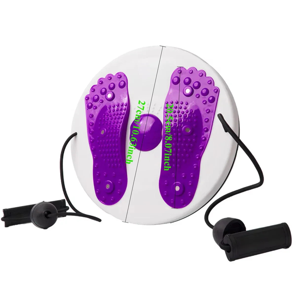 Waist Twisting Disc With Foot Massage Pads Travel-Friendly Trainer