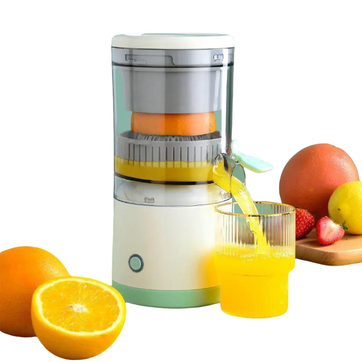 Motor-Driven Juicer Cup USB Citrus Orange Lemon Squeezer Travel-Friendly Kitchen Fruit Blender Fresh Separator