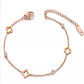 Clover Flower Stainless Steel Bracelet Kit Gold Gift
