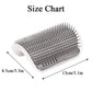 Grooming Cat Scratcher Brush & Massager for Dogs and Cats - Pet Hair Remover, 8 Colors