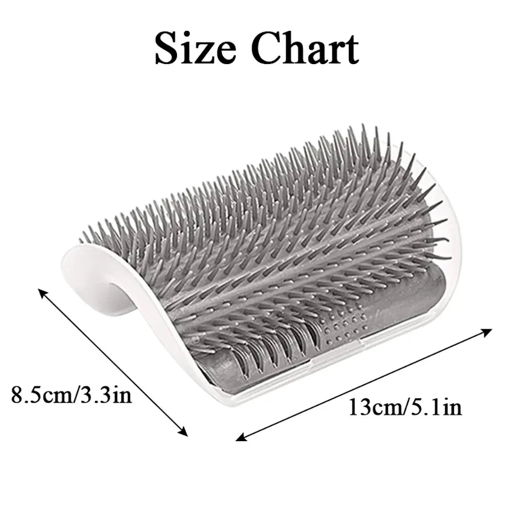 Grooming Cat Scratcher Brush & Massager for Dogs and Cats - Pet Hair Remover, 8 Colors