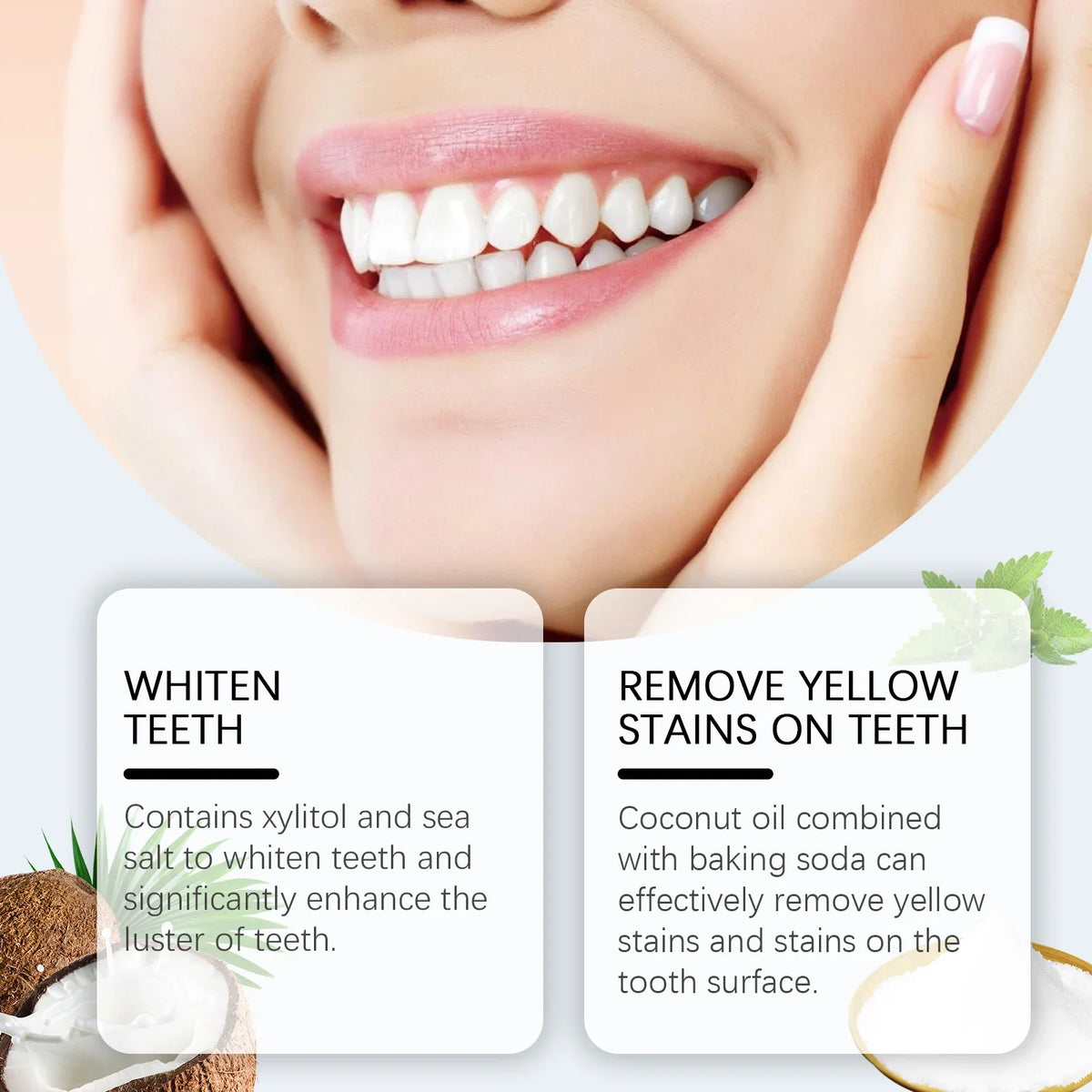 Whitening2026 Edition Toothpaste Tablets 62 Tablets Organic Based Oral Maintenance Fresh Breath Smoke Stain Removal Back to School