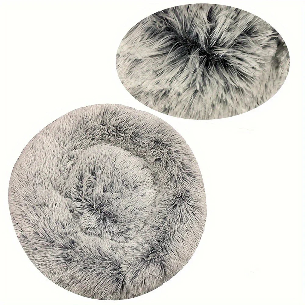 Bed Pet Round Plush Bed Winter Warm 2026 Washable Cozy Comfort For Pets