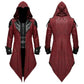 Medieval2025 Edition Assassin Hooded Jacket Costume Halloween