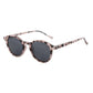 Retro Sunglasses Compact Round Frame UV400 Men Women Vintage Goggles Shade