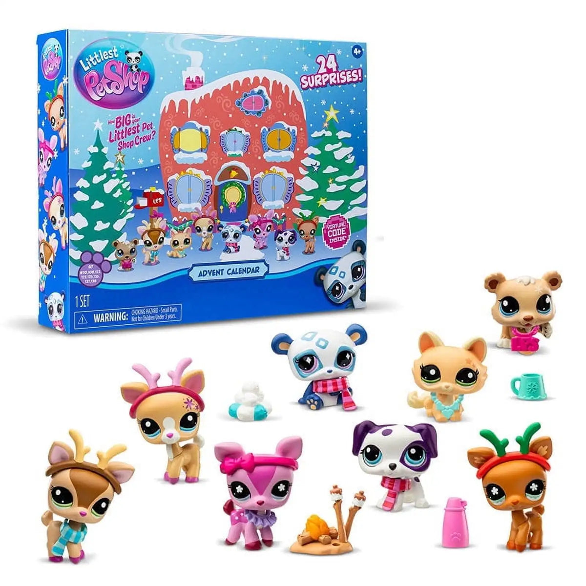 Calendar Advent Little Pets 24 Mystery Figures Holiday