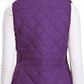 Light Women Quilted Vest - Stand Collar Cotton Winter