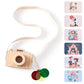 Montessori Wooden Camera Toy for Babies, BPA-Free, Safe Outdoor Gift for Toddlers, Encourages Creative Play and Skill Development