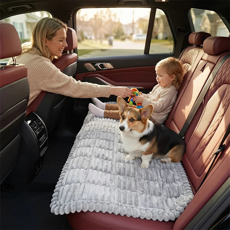 Dog Car Seat Cover Polyester Sturdy Car Seat Protector Pad - Anti Dirty, Simple Install, Fall 2026 Travel Essential