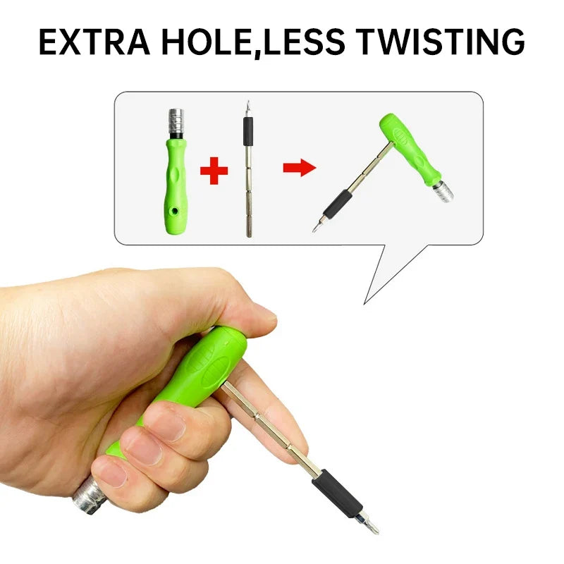 Travel-Friendly 32-in-1 Magnetic Screwdriver Kit - Essential Household Tools for Electronics Repair