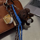 Baseball Plush Dog Key Chain Bag Charm Sport Cute Accessory