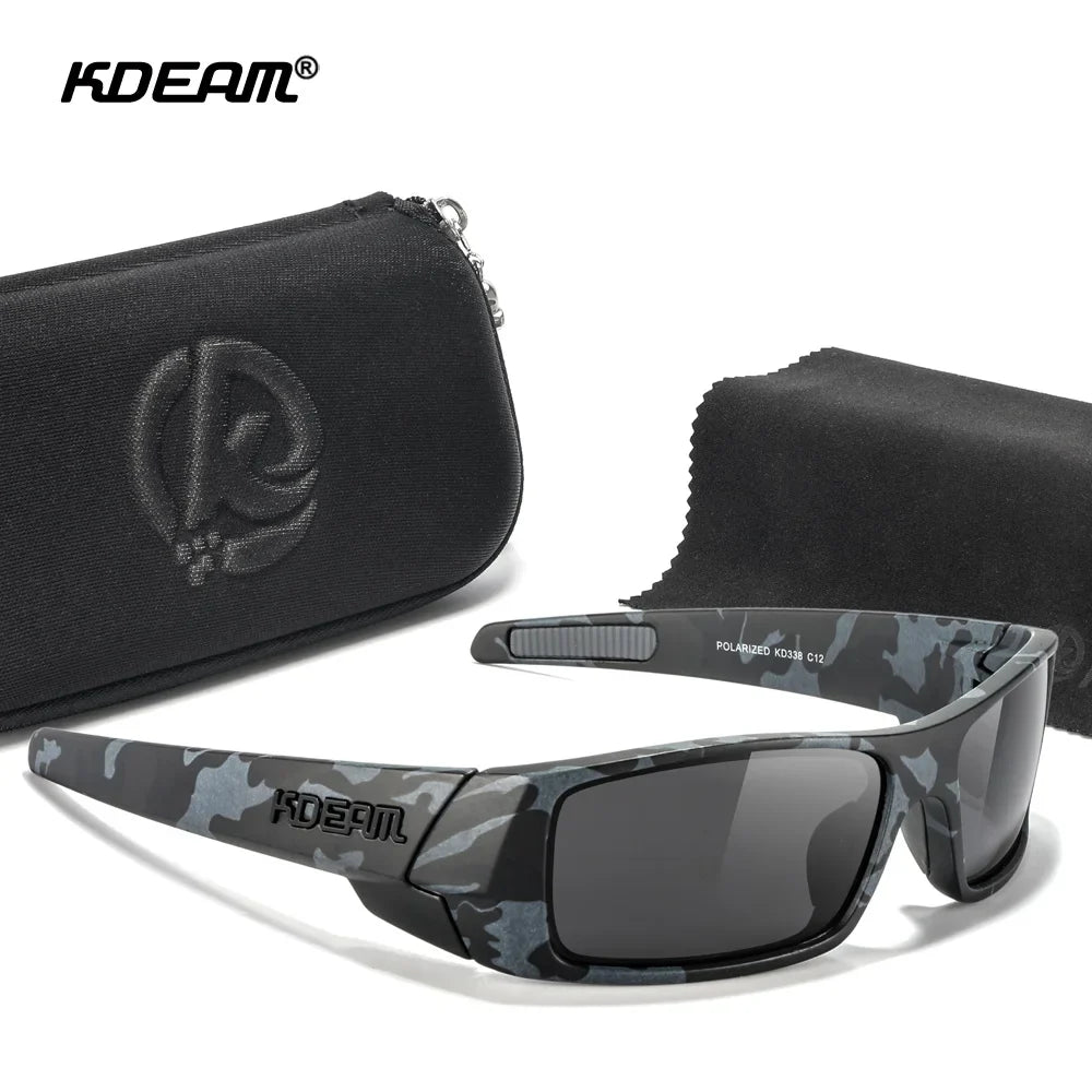 Sunglasses Photochromic All-Black Frame Fishing Sunglasses Summer 2026 Night Driving Comfort Case Included