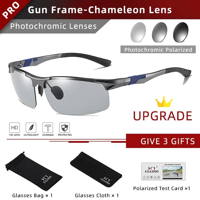 Photochromic2026 Edition Sunglasses Polarized Day Night Driving Glasses With Anti Glare UV Protection Summer