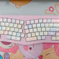 Keycaps PBT Cat Keycap Kit Alice Layout 2.25U 2.75U Pastel Mechanical Keyboard TikTok Viral Fall 2025 Cute Desk Gift