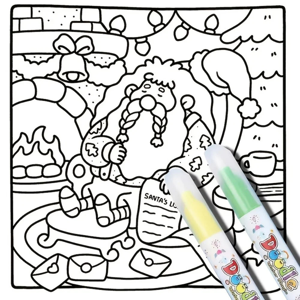 Christmas2025 Edition Coloring Book For Kids - Mindful Fun, Family Bonding Holiday Gift
