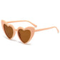 Kids Heart Sunglasses Plastic Frame Heart Shaped Summer 2026 Trend Sturdy Polycarbonate Lenses Outdoor Play