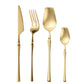 Stainless Steel 18/10  Cutlery Kit - Glossy Silver Dinnerware, Matte 304 Tableware for Gifts