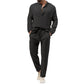 Fashion Casual Summer Men's T-Shirt & Shorts Kit - Breathable Short Sleeve Beach Suit