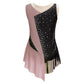 girls' Stretchy leotard - rhinestone mesh yoke, sleeveless, polyester, nylon, elastane, for lyrical dance performance