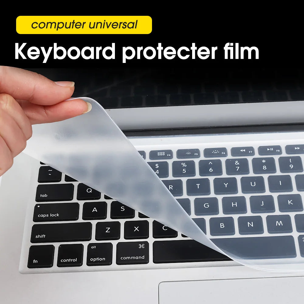 Water-Resistant Silicone Keyboard Cover Dustproof Protective Film for Laptops & Accessories