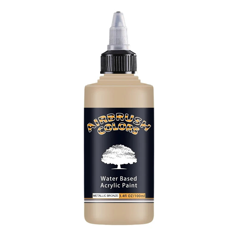 Airbrush2026 Edition Acrylic Paint Matte Inks Water Based Simple to Clean 32 Color Kit 100ml Bottles For Model Hobby TikTok Viral Craft Trend
