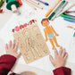 Montessori Human Anatomy Jigsaw Puzzle for Kids, 10 Pieces Educational Toy, Interactive Learning Device, Non-Toxic Wood, 12 x 9 Inches