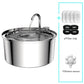 Steel Stainless Automatic Pet Water Fountain USB Mute Dog Cat Filter Bowl