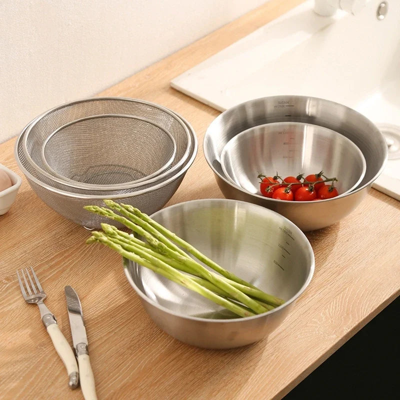 Stainless Steel Drain Basket Colander and Strainer, Spring Cleaning 2026 Eco Friendly Kitchen Device