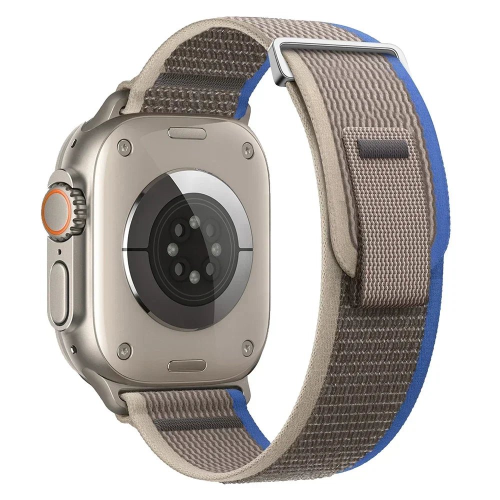 Trail Nylon Loop Apple Watch Band - Breathable Sport Strap for Ultra 3 2, Series 11 10 9 8 7 41-49mm