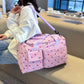 Travel Corduroy Tote Bag Large Capacity Carry On With Shoe Compartment Summer Travel 2026 Duffle