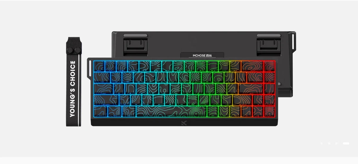 Effect Hall 68 Key Magnetic Gaming Keyboard Topographic RGB