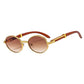 Fashion Wooden Sunglasses For Women & Men - Vintage Oval Designer Glasses, UV Protection