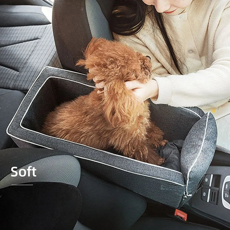Dog Car Seat Travel-Friendly Carrier Bed Booster Seat Road Trip 2025 Travel Safety Cozy Sturdy Pet