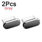 Type-C Metal Charging Port Dust Plugs - 2Pcs iPhone Accessories, Dust & Liquid Protection