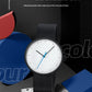leather strap, round dial, minimalist everyday timepiece – Timeless unisex quartz wristwatch