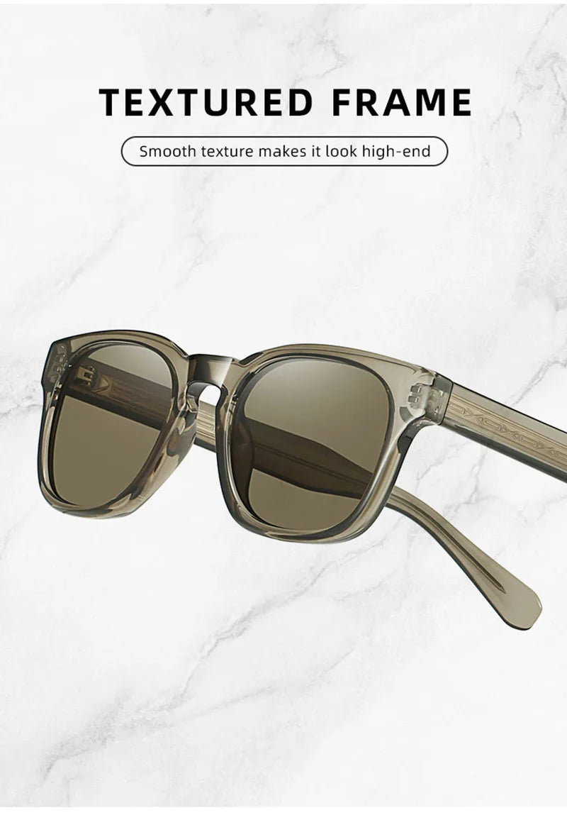 UV400 gradient lenses, vintage style, travel and beach – Retro square unisex sunglasses