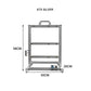 Frame Open ATX PC Case Rack Modular Water Air Cooling