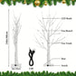 Easter LED Birch Tree Lamp USB Battery Powered Decor