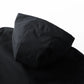 Water-Resistant Relaxed Men's Jacket - Hooded Polyester, Camping